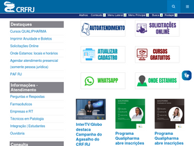 'crf-rj.org.br' screenshot