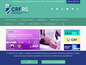 'crfrs.org.br' screenshot