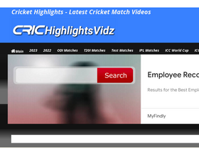 'crichighlightsvidz.com' screenshot