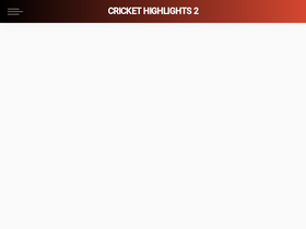 'crickethighlights2.cricket' screenshot
