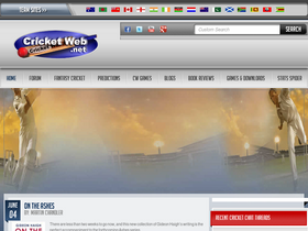 'cricketweb.net' screenshot