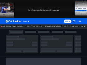 'crictracker.com' screenshot