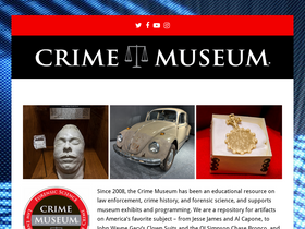 'crimemuseum.org' screenshot
