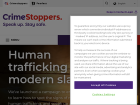 'crimestoppers-uk.org' screenshot