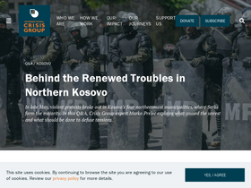 'crisisgroup.org' screenshot