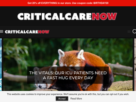 'criticalcarenow.com' screenshot