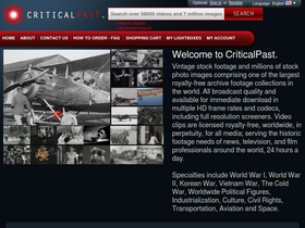 'criticalpast.com' screenshot