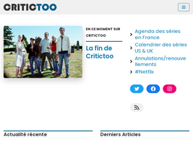 'critictoo.com' screenshot