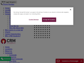 'crm-students.com' screenshot