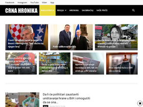 'crna-hronika.info' screenshot