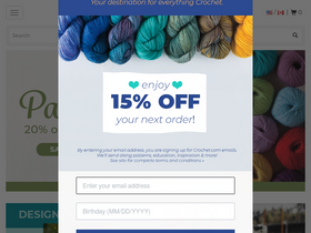 'crochet.com' screenshot