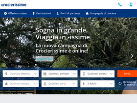 'crocierissime.it' screenshot