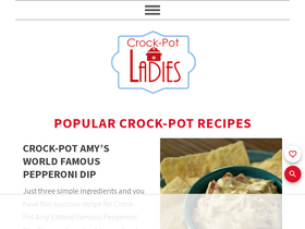 'crockpotladies.com' screenshot