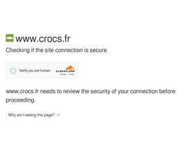 'crocs.fr' screenshot