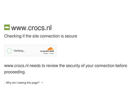 'crocs.nl' screenshot