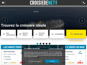 'croisierenet.com' screenshot