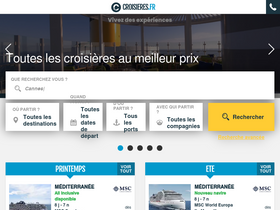 'croisieres.fr' screenshot