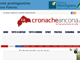 'cronacheancona.it' screenshot