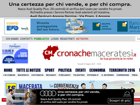 'cronachemaceratesi.it' screenshot