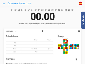 'cronometrocubero.com' screenshot