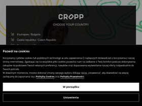 'cropp.com' screenshot