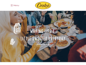 'crosbys.com' screenshot