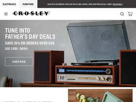 'crosleyradio.com' screenshot