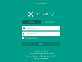 'crossiety.app' screenshot