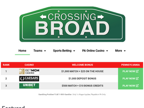 'crossingbroad.com' screenshot
