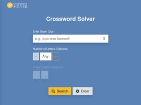 'crossword-solver.io' screenshot