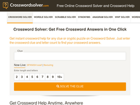 'crosswordsolver.com' screenshot