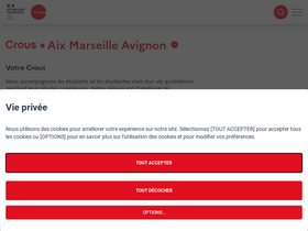 'crous-aix-marseille.fr' screenshot