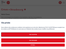 'crous-strasbourg.fr' screenshot