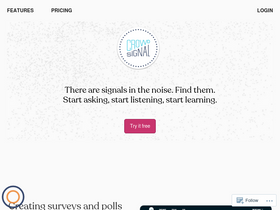 'crowdsignal.com' screenshot