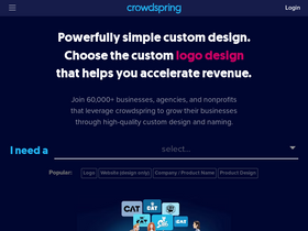 'crowdspring.com' screenshot