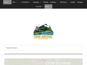 'crowsurvival.com' screenshot
