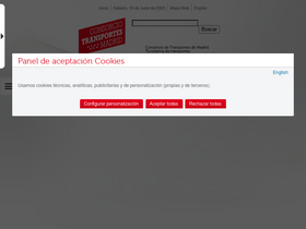 'crtm.es' screenshot
