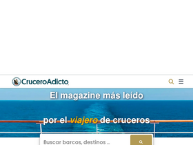 'cruceroadicto.com' screenshot