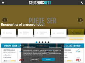 'crucerosnet.com' screenshot