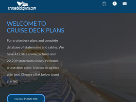 'cruisedeckplans.com' screenshot