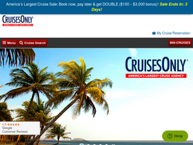 'cruisesonly.com' screenshot