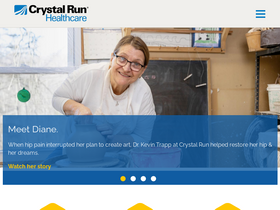 'crystalrunhealthcare.com' screenshot
