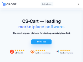 'cs-cart.com' screenshot
