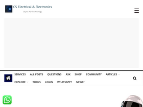 'cselectricalandelectronics.com' screenshot