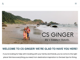 'csginger.com' screenshot