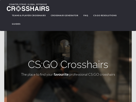 'csgocrosshairs.com' screenshot