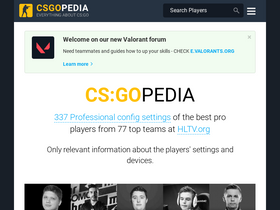 'csgopedia.com' screenshot