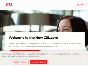'csl.com' screenshot