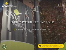 'csmd.edu' screenshot