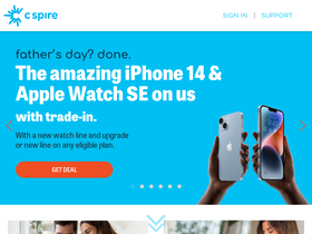 'cspire.com' screenshot